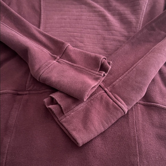 lululemon athletica Maroon Cowl Neck Sweater - Picture 5 of 8